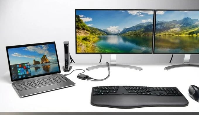 Tastierë wireless Kensington PROFIT ERGO, full-size, AZERTY, e zezë Tastierë wireless Kensington PROFIT ERGO, full-size, AZERTY, e zezë