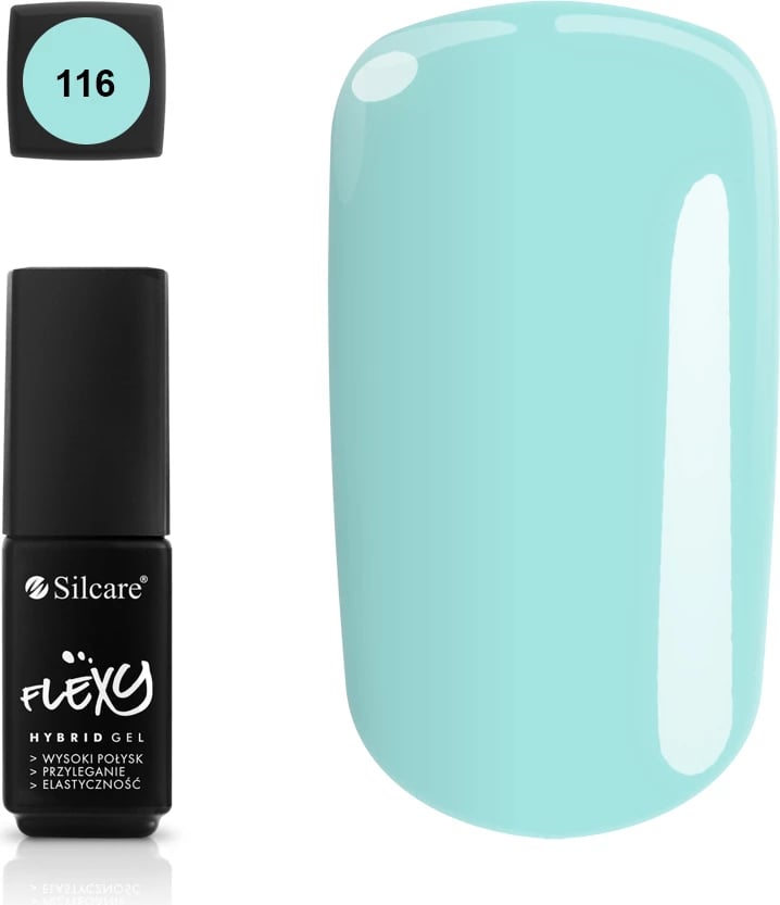 Llak për thonj për femra Silcare Flexy Hybrid Gel 116, 4.5g