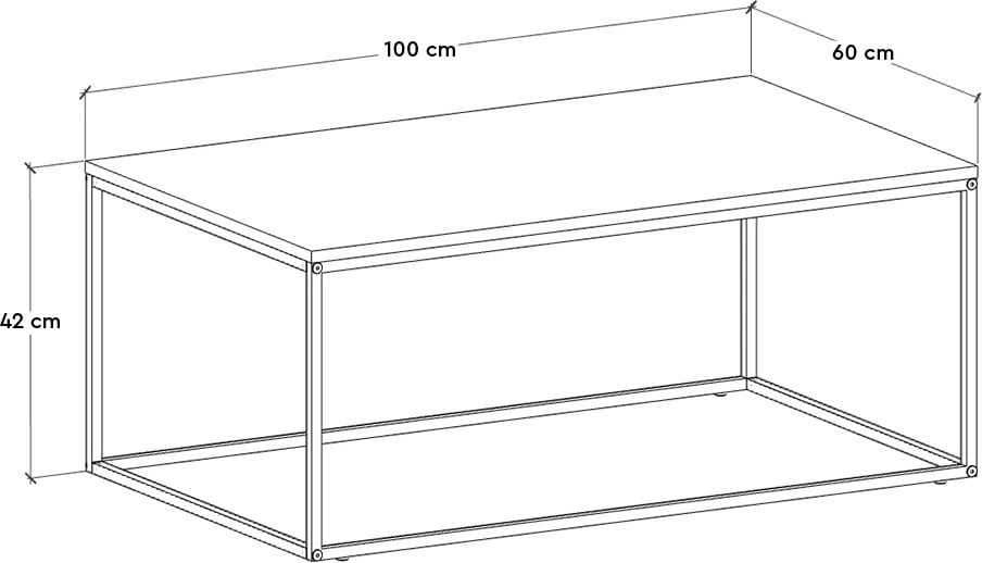Tavolinë kafeje Hanah Home, SHP-985-OO-1, ngjyrë arre