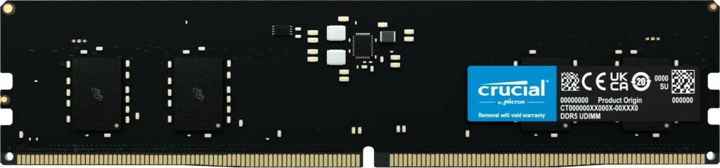 RAM Memorje Crucial 8GB DDR5 5600MHz CL46, e zezë