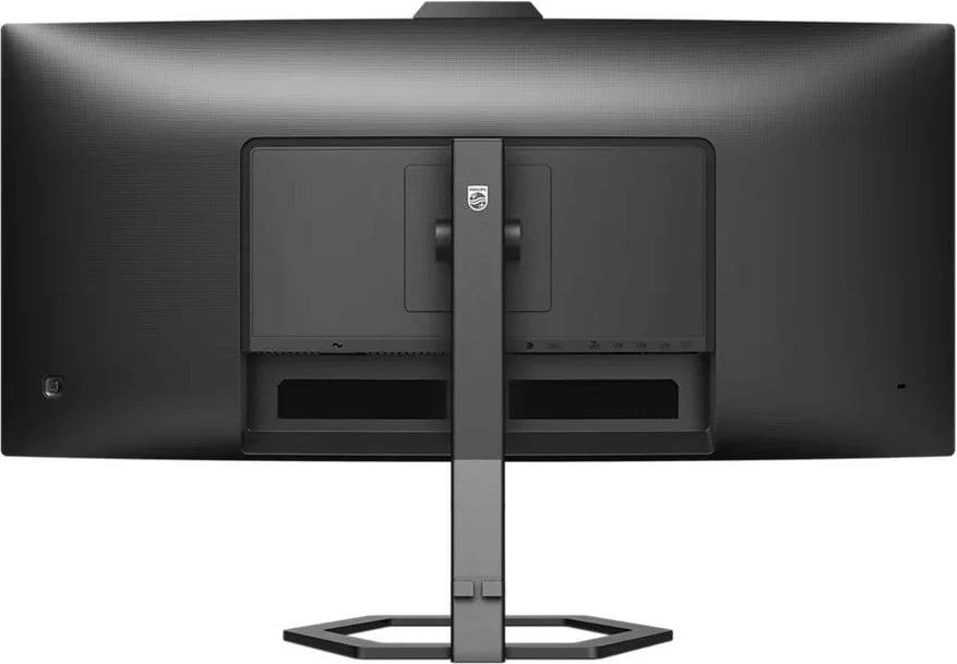 Monitor Philips 34E1C5600HE, 34 inç, VA, 3440x1440, USB-C, Kamerë, Altoparlantë, Zi