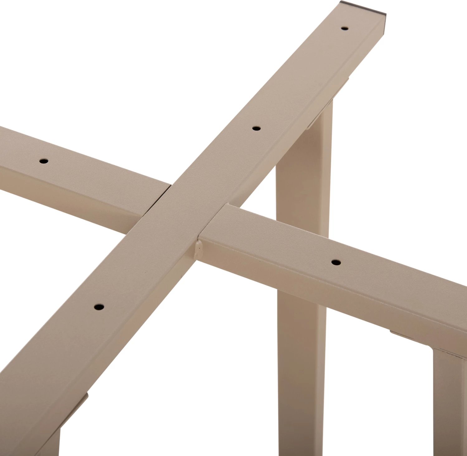 Këmbë tavoline metalike, ngjyrë kapuçino, FH470.25, 60x60x72cm