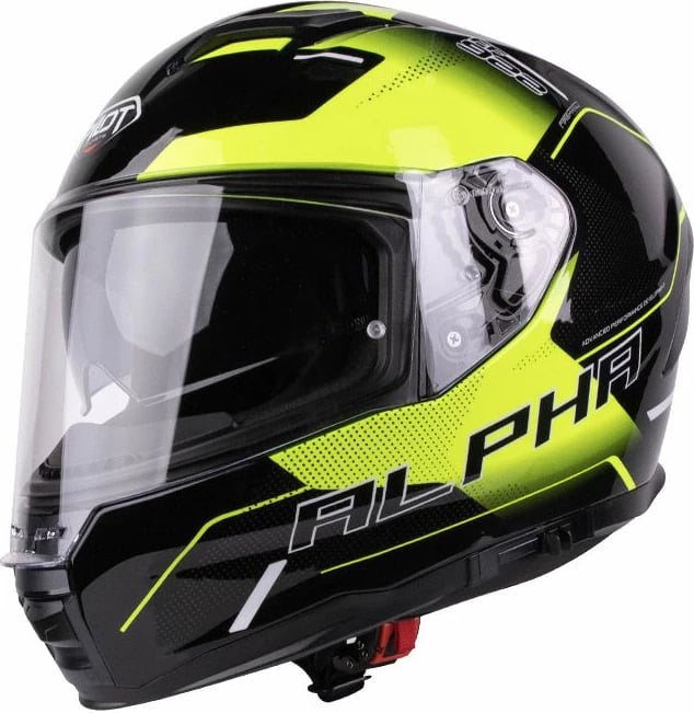 Helmete Alpha Zeze/fluo Gloss L