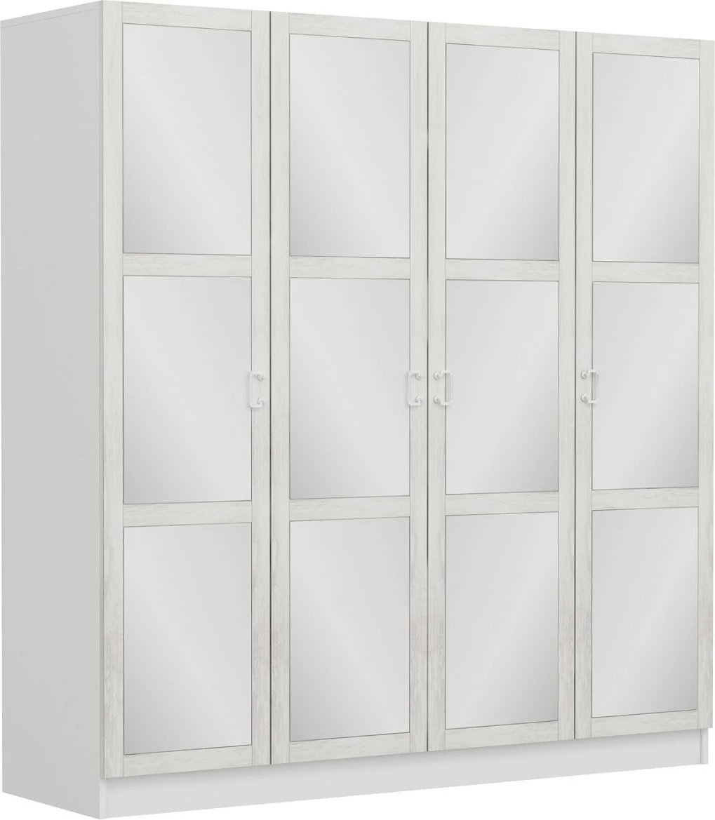 Dollap Skye Decor, ngjyrë e bardhë, Kale Country, 3842