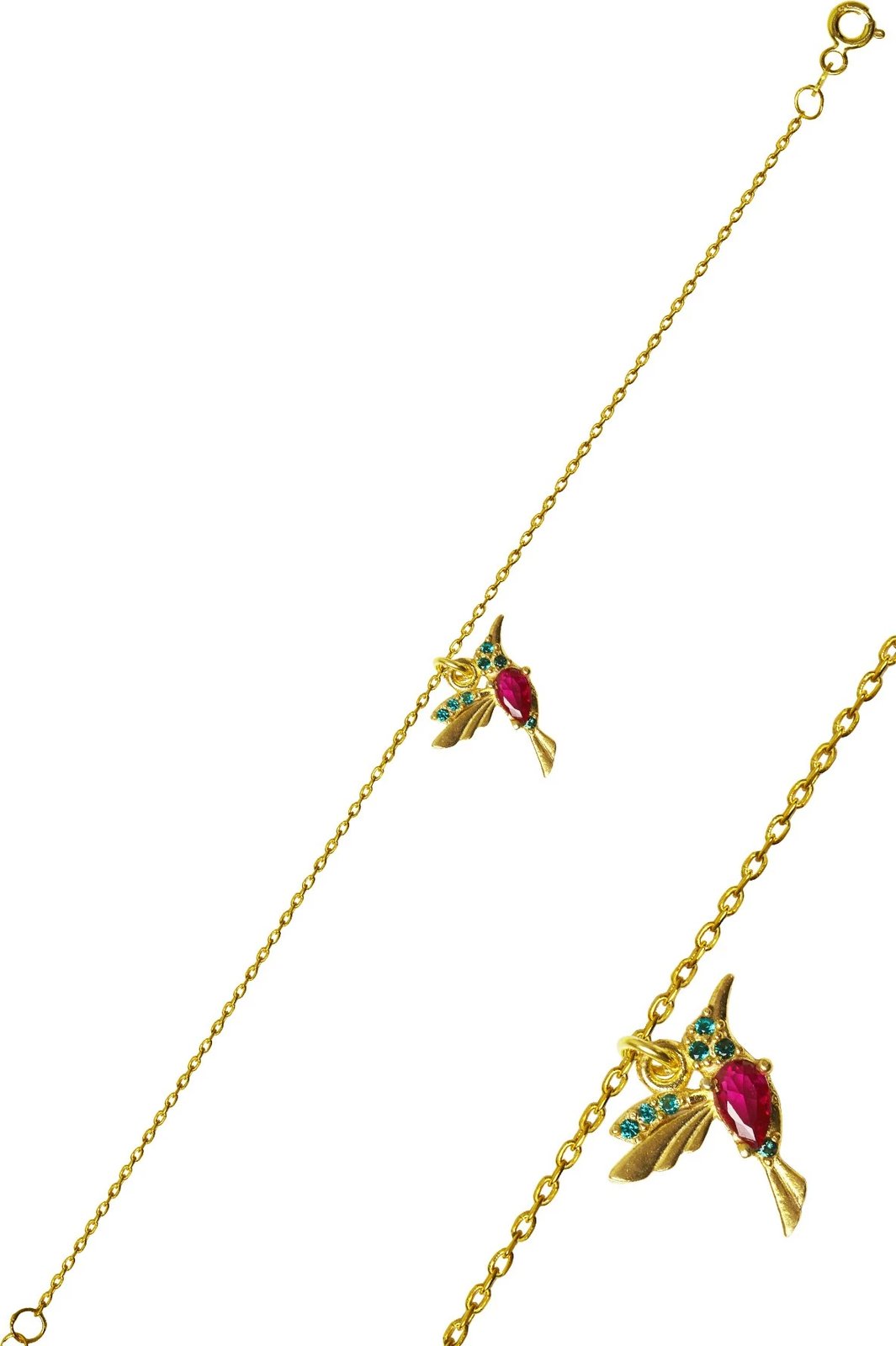 Byzylyk kyçeli argjendi, ngjyrë ari, Elika, ELKSLVR7596A