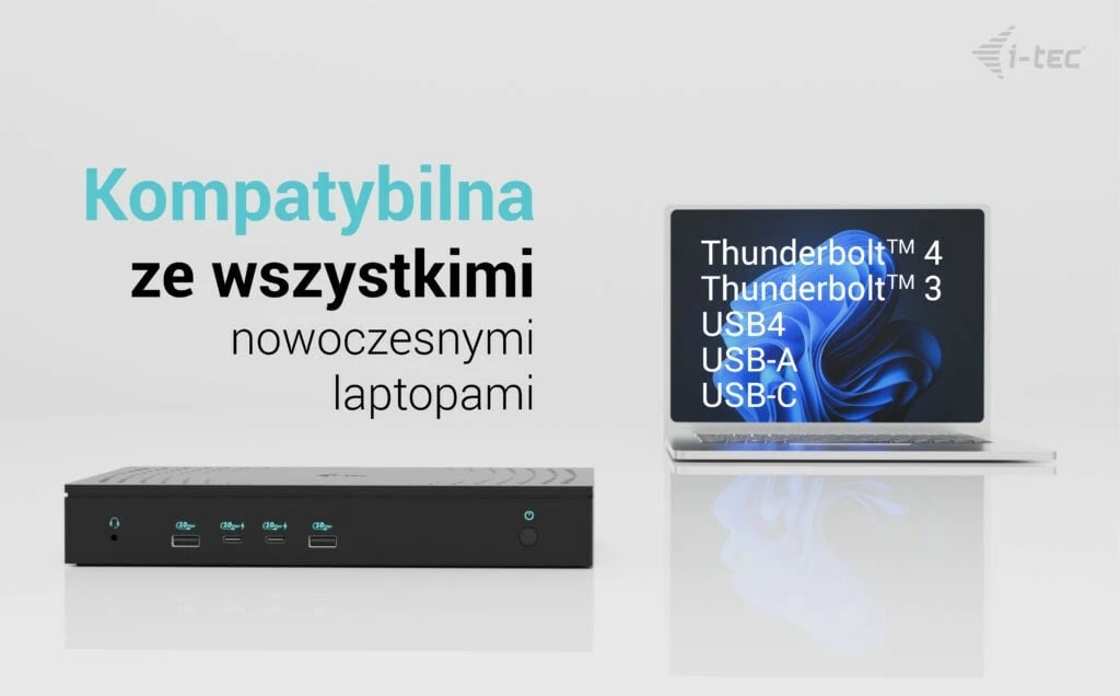 Kasë docking i-tec CA5MONITORDOCKPD, 5x 4K/60Hz, Power Delivery 100W, e zezë