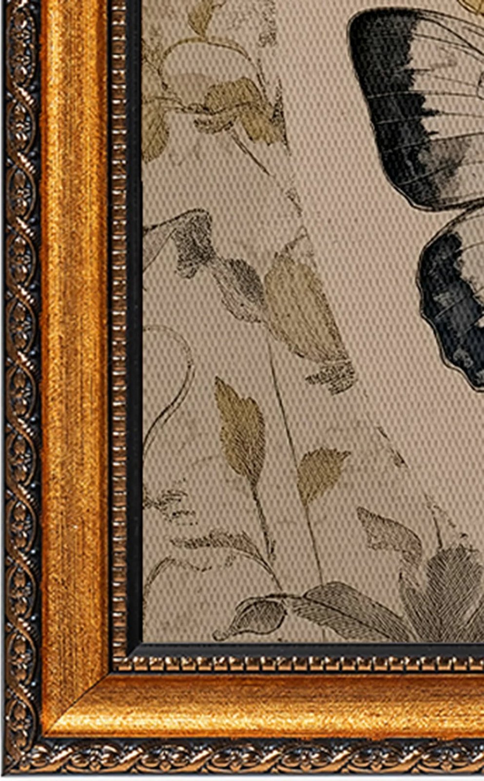 Pikturë dekorative me kornizë, Wallity, flutura shumëngjyrëshe, ATCRCVCNVSMDL23, 50x70cm