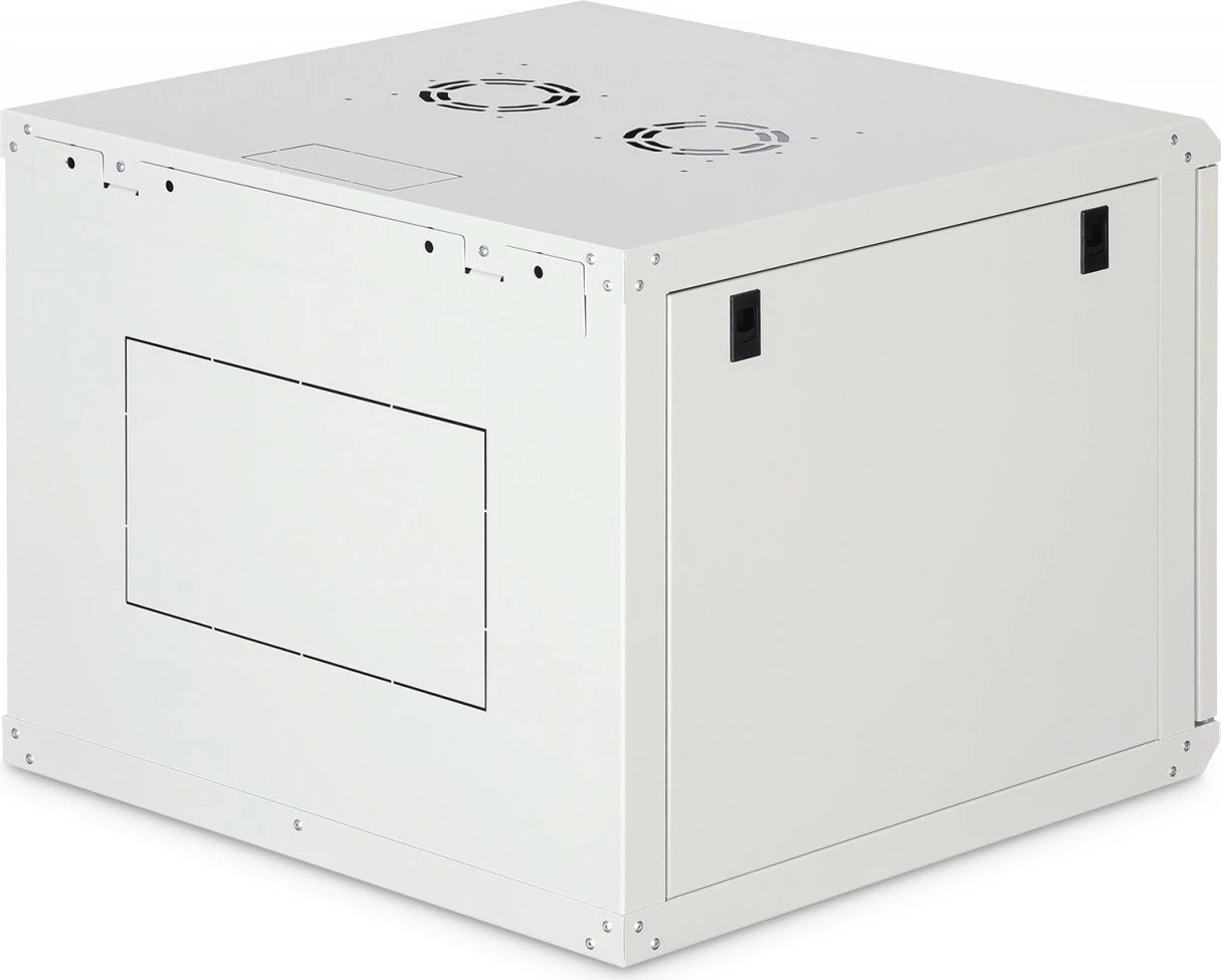 Kabinet rrjeti muror Digitus DN-37106 19" 9U 474x600x600 mm derë xhami IP20 ngarkesë 60 kg i pa-montuar gri