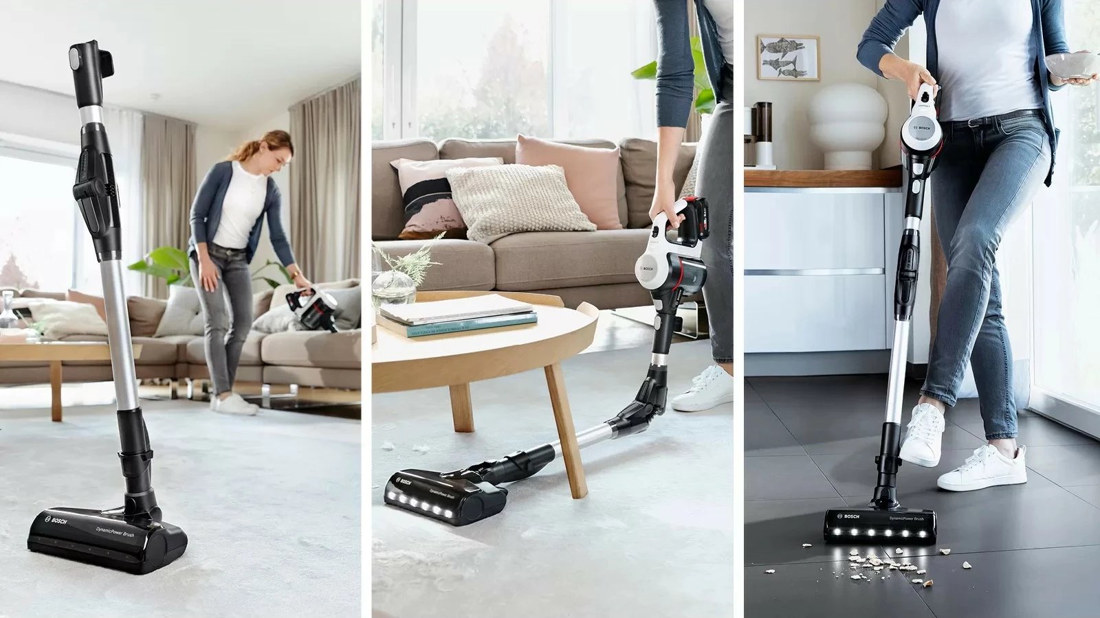 Fshesë stick 2-në-1 Bosch BBS711W, pa qese, 0.3L, e bardhë Fshesë stick 2-në-1 Bosch BBS711W, pa qese, 0.3L, e bardhë