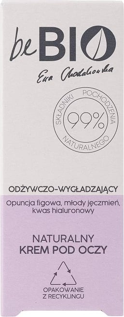 Krem për sy për femra BeBio Ewa Chodakowska Natural Nourishing and Smoothing, 15ml