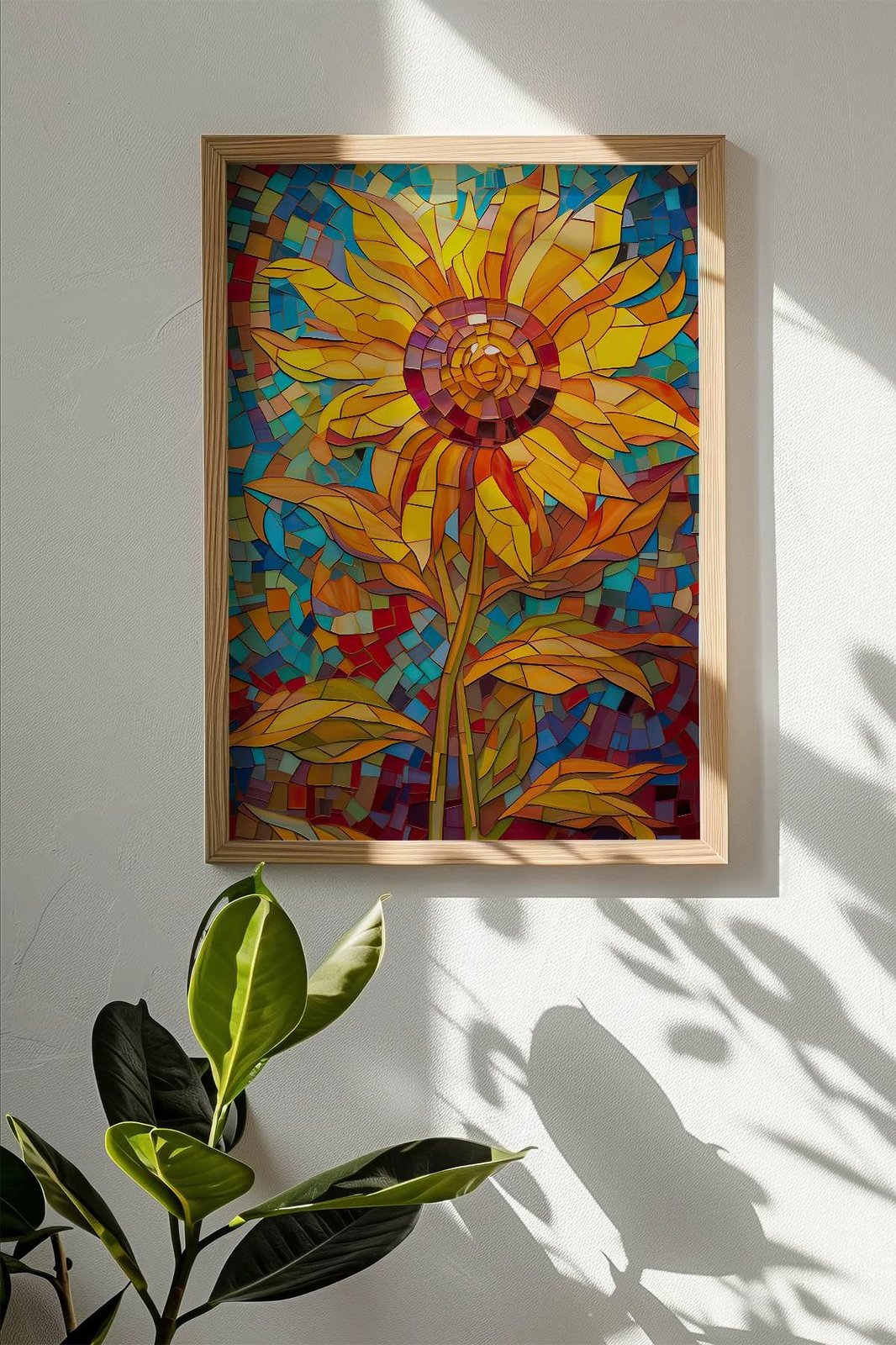 Pikturë dekorative me kornizë, shumëngjyrëshe, Wallity, Mscartmdl1