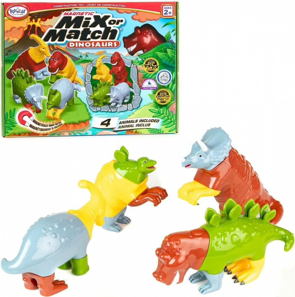Set lodrash magnetike Malblo Dinosaurs 1, MALIK, 16 pjesë, shumëngjyrëshe Set lodrash magnetike Malblo Dinosaurs 1, MALIK, 16 pjesë, shumëngjyrëshe