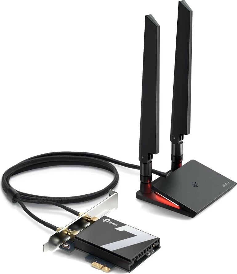 Adapter Wi-Fi 7 PCIe TP-Link Archer BE9300, Bluetooth 5.4, i zi