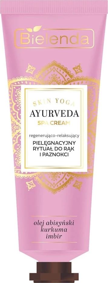 Krem për duar dhe thonj për femra Bielenda Ayurveda Skin Yoga Regenerating and Relaxing, 50ml