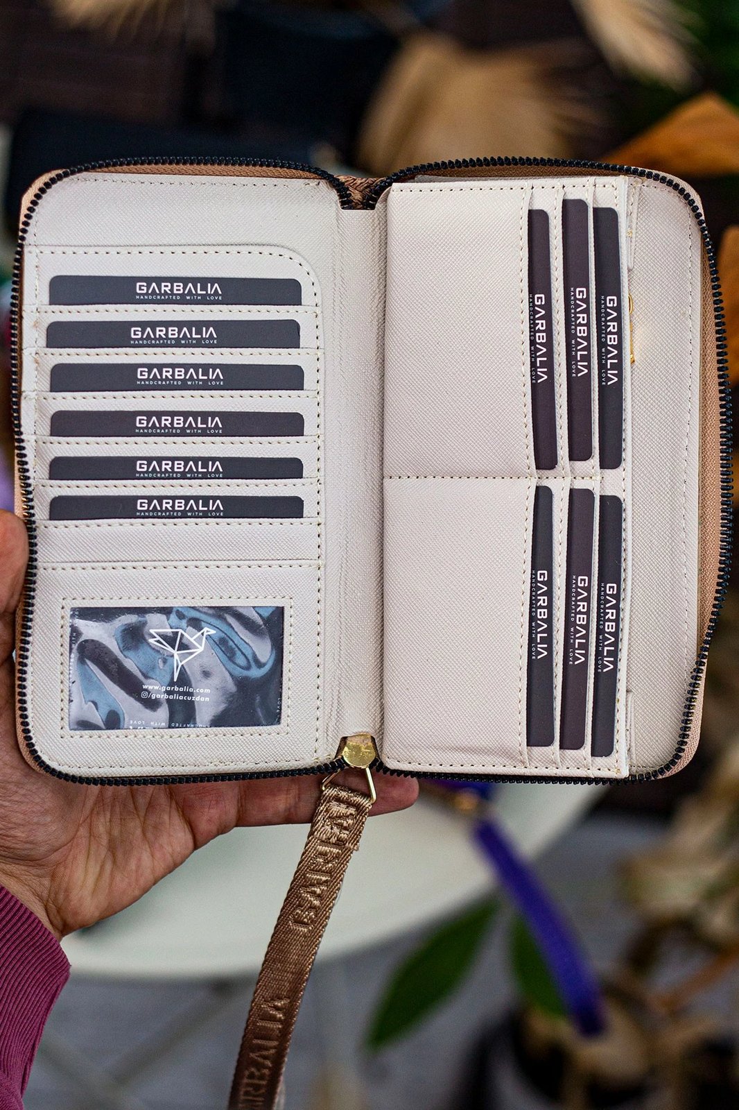 Portofol për gra Zoozie Bags, Tilburg, bezhë