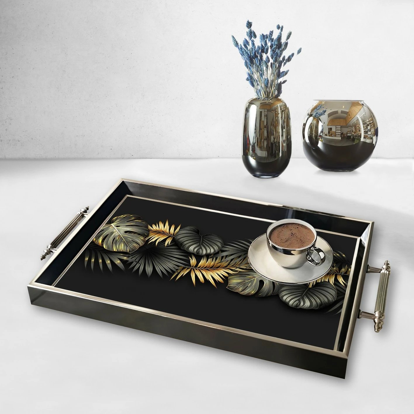 Tabaka prej qelqi Aberto Design, shumëngjyrëshe, TPG9763