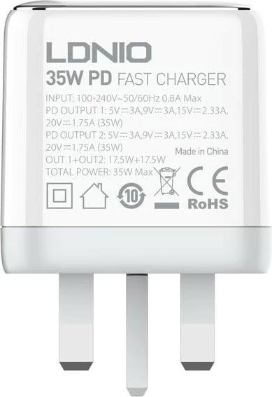 Karikues LDNIO A2528C (Bardhë)