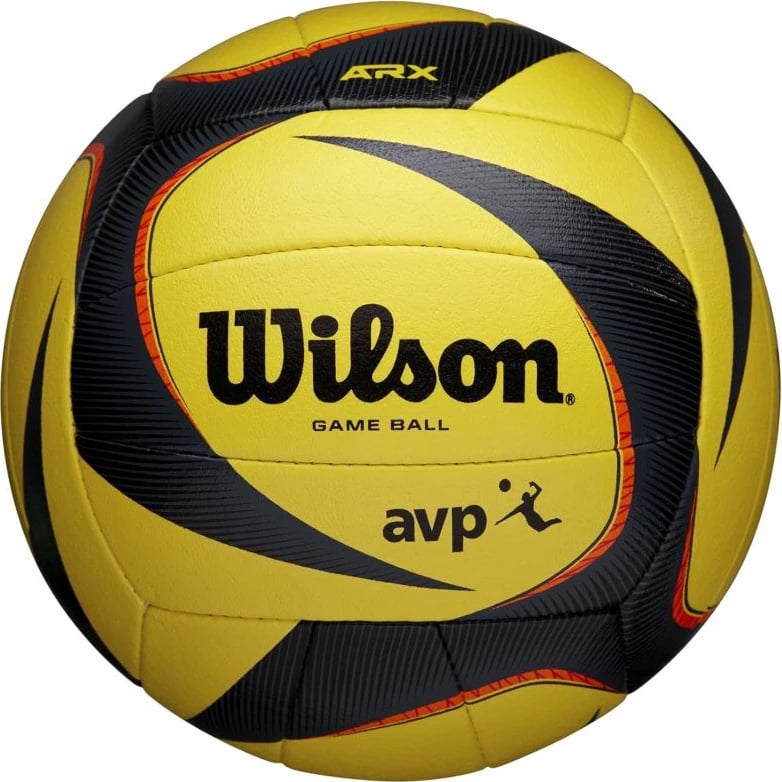 Top për volejboll Wilson, i zi me të verdhë