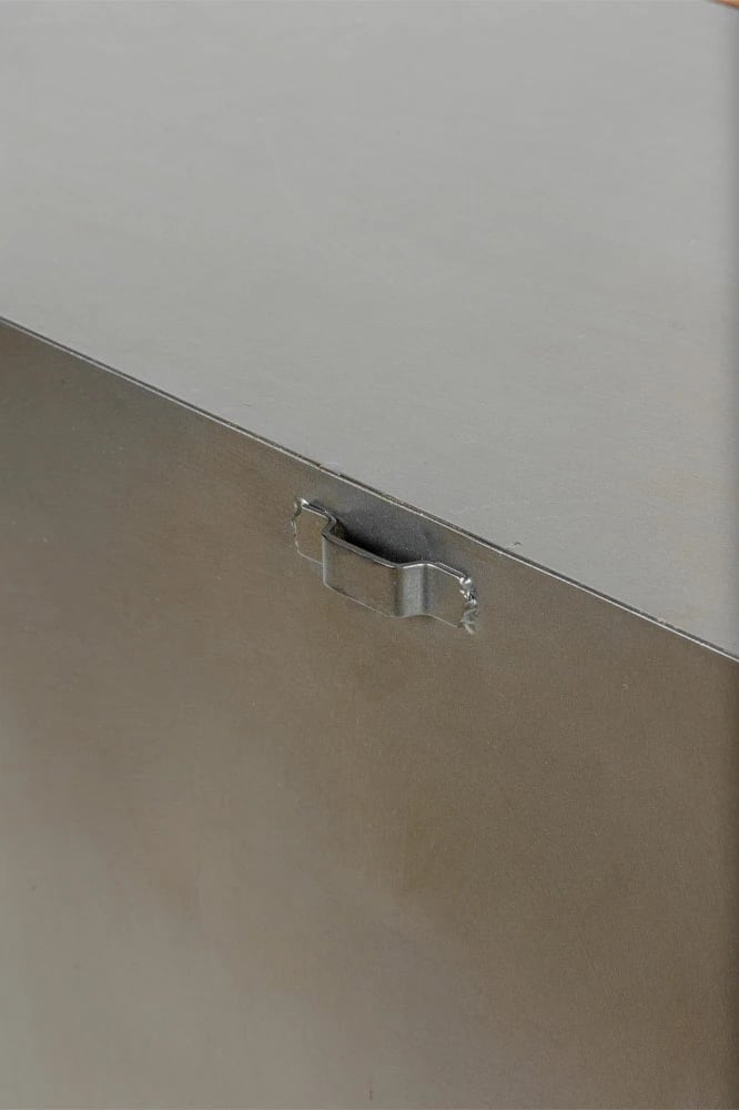 Komodë Coast me 3 sirtarë, ngjyrë e zezë-natyrale, 90x37x79cm