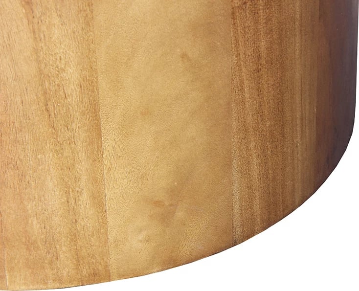 Tavolinë anësore Tulum, dru akacie, ngjyrë arre, 45x45x45