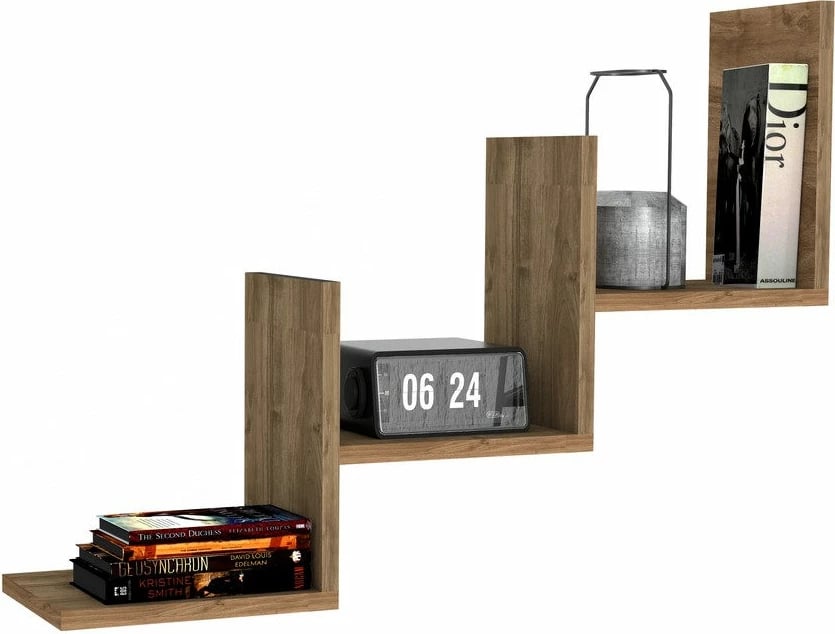 Raft muri Hanah Home, ngjyrë arre, stil skandinav