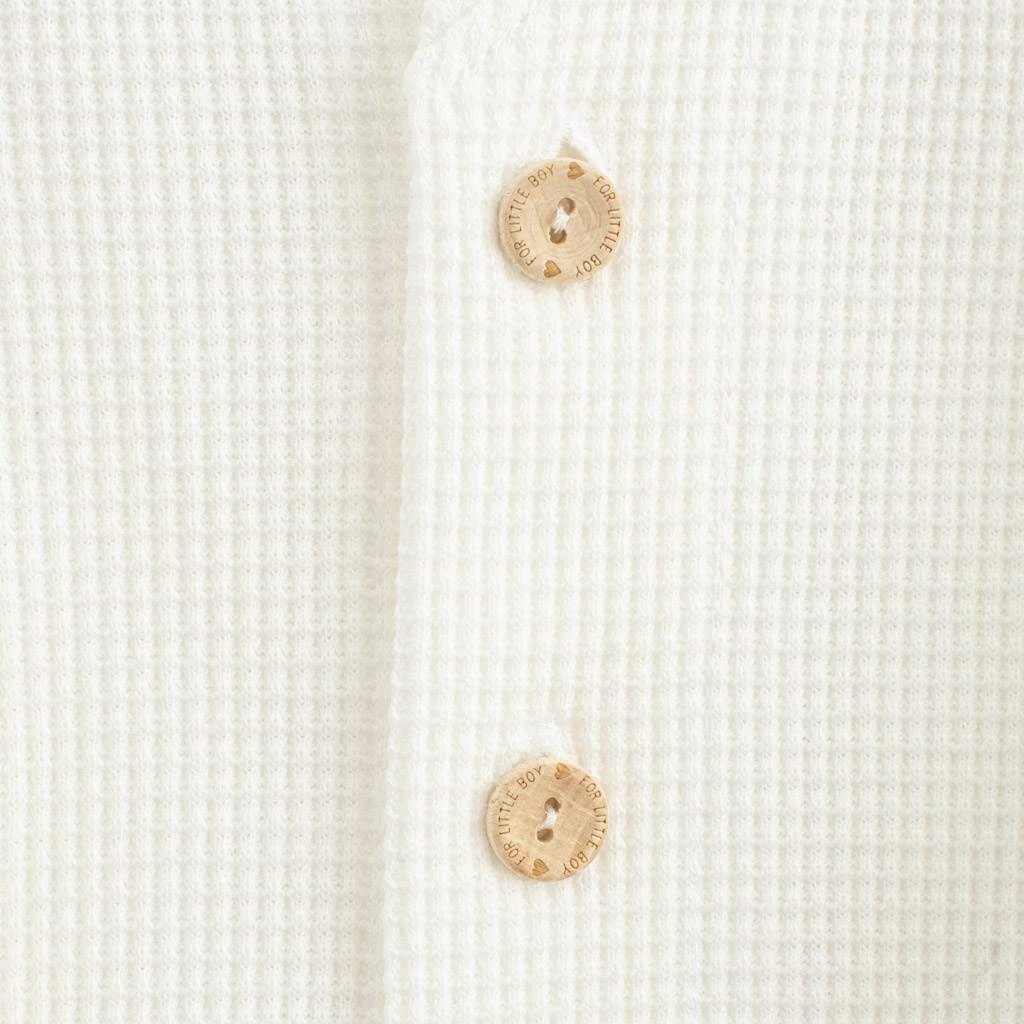 Xhaketë bebe, NEW BABY, Laura, 100% pambuk, madhësia 86 (12-18m), e bardhë