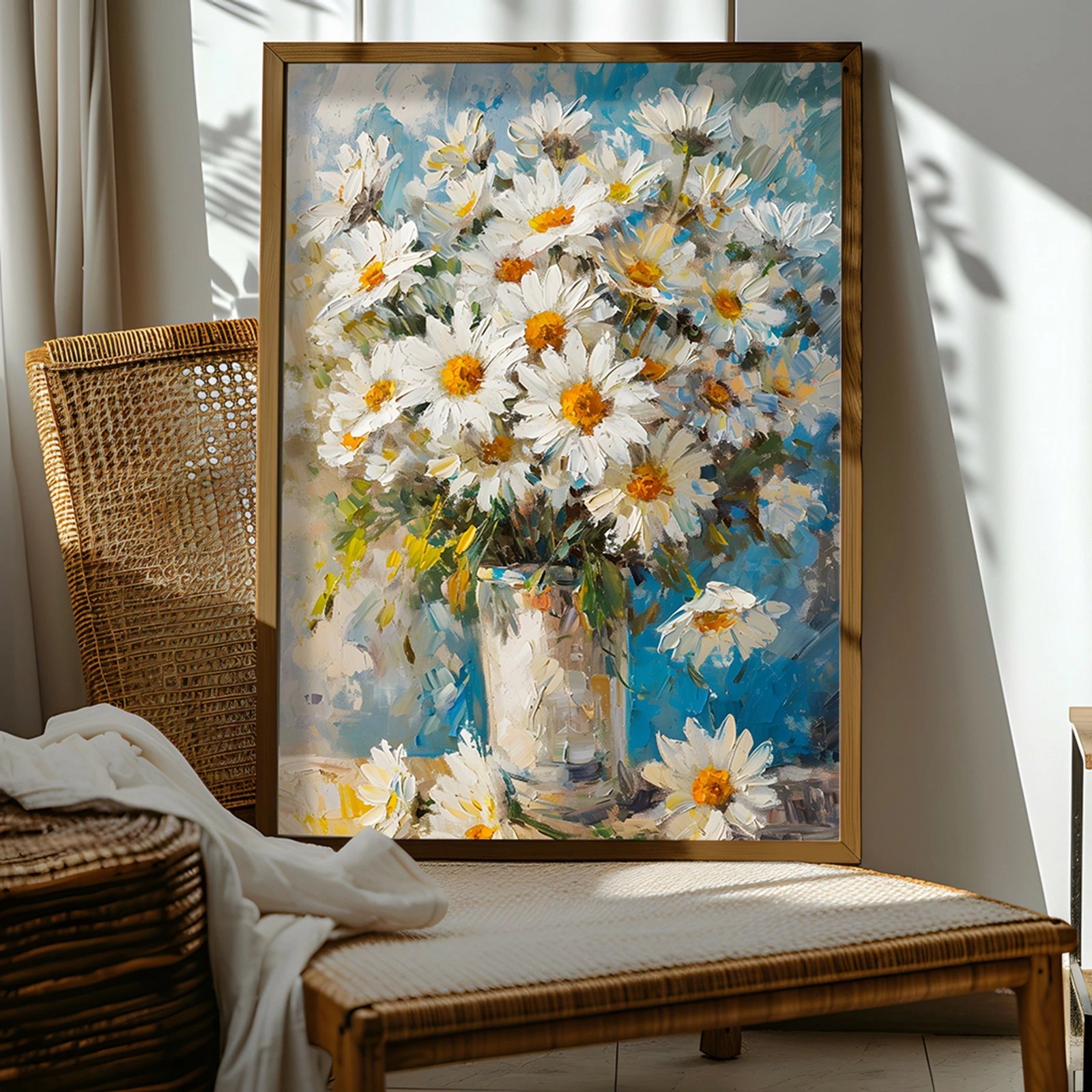 Pikturë dekorative me kornizë MDF, Wallity, AI116, shumëngjyrëshe