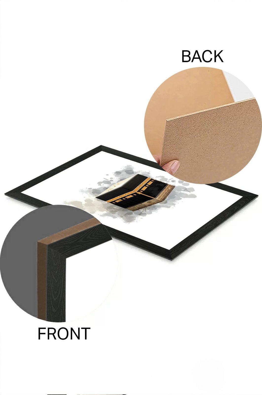 Set pikturash dekorative (3 copë), Wallity, Artsycllct4