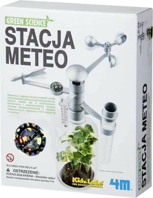 Set shkencor 4m Weather Station, edukativ, për fëmijë, me mini-serë