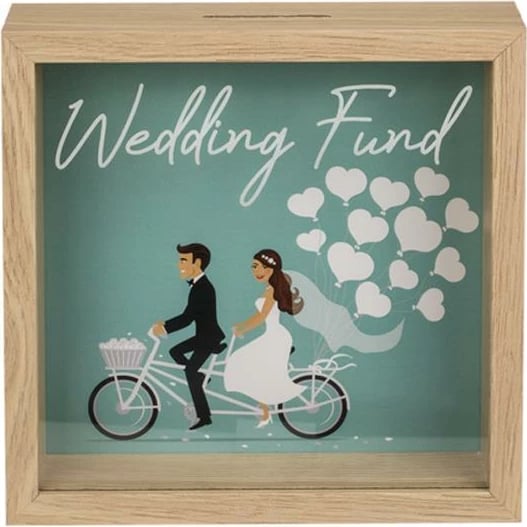 Kuti kursimi OUT OF THE BLUE, Wedding Fund, 20x20x5cm