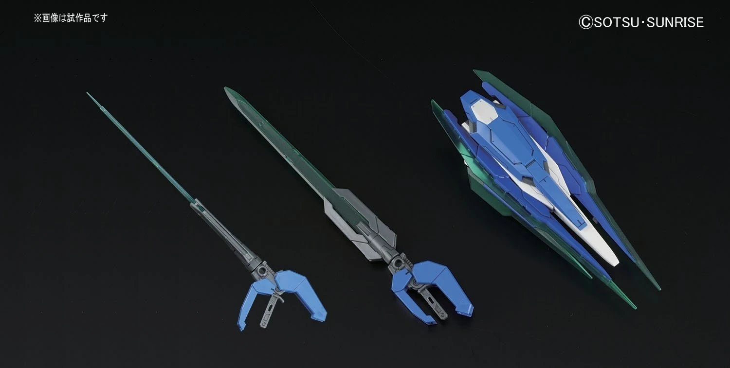 Model Bandai OO QANT, RG 1/144, blu