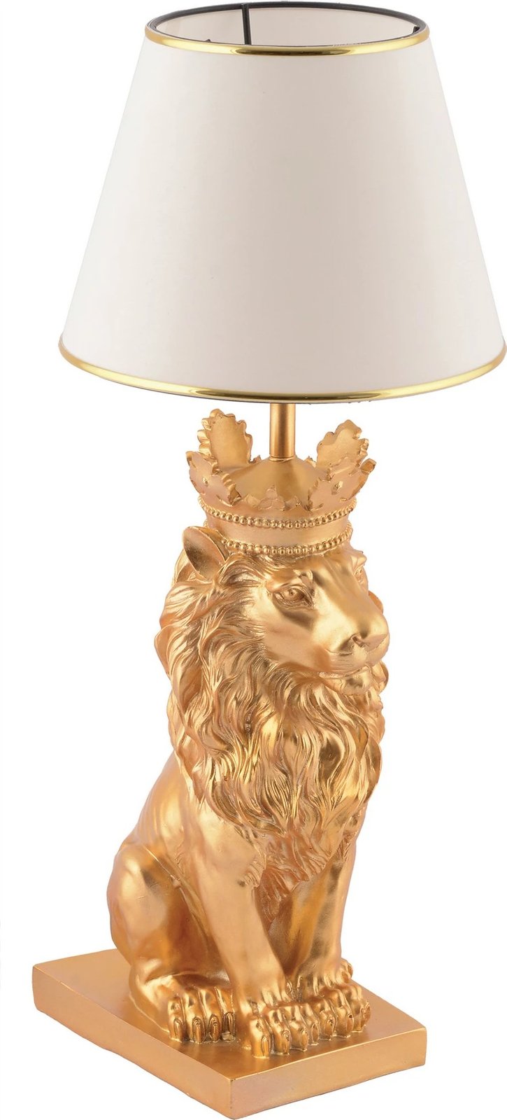 Llambë tavoline Opviq, Lion King, e bardhë dhe argjend