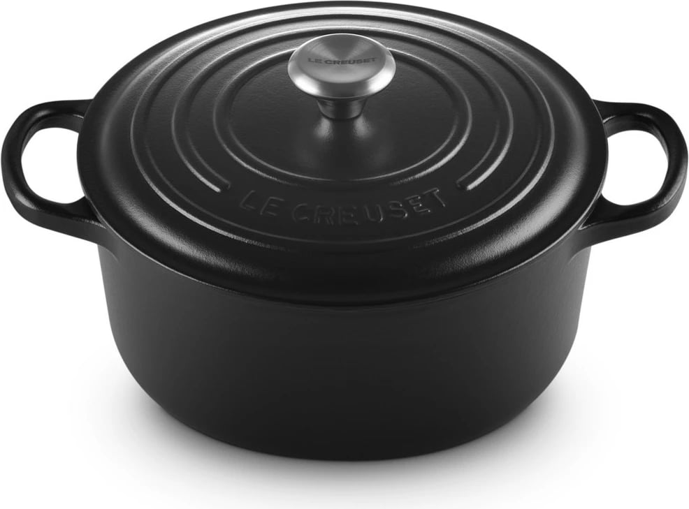 Tenxhere Le Creuset Signature 3.3L, gize, e zezë