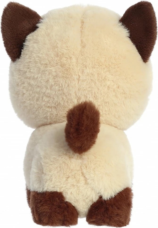 Lodër pelushi Daffi Teddy Pets, mace Siamese, 19 cm, bezhë/kafe