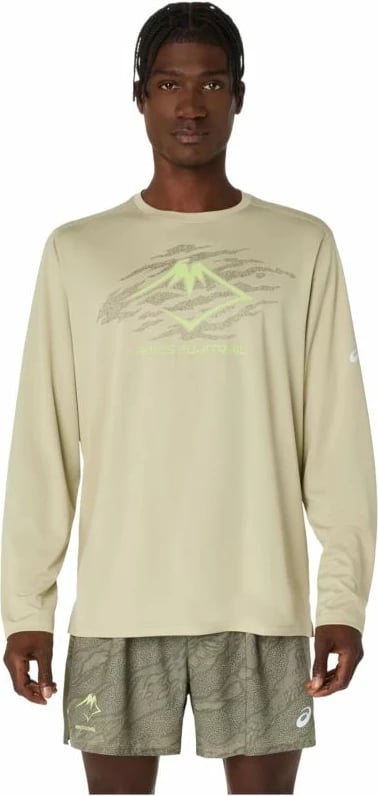 Maicë me mëngë të gjata Asics, e gjelbër