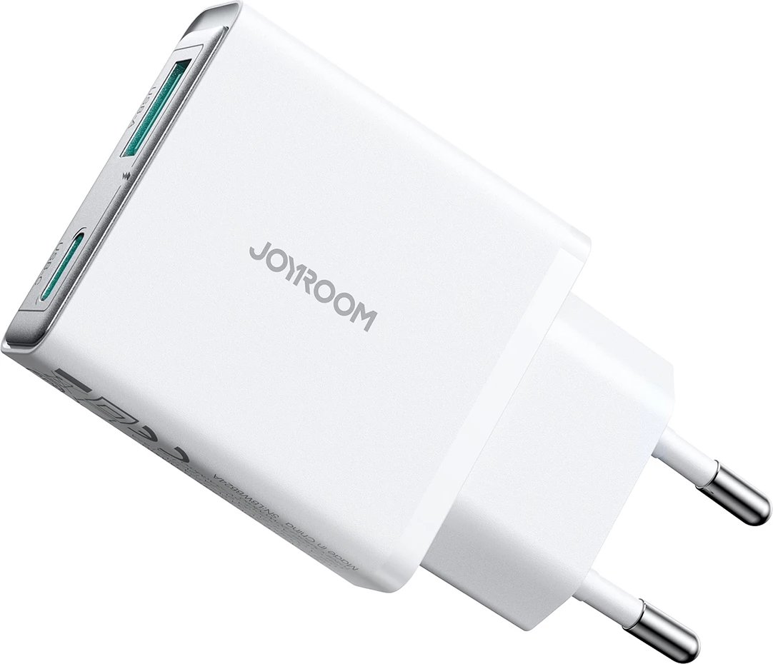 Karikues muri Joyroom JR-TCF14, 20W, 2 porta USB-A/USB-C, i bardhë