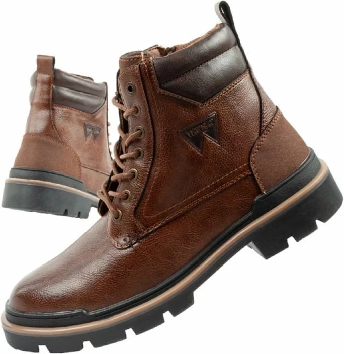 Çizme chelsea për meshkuj Wrangler, kafe