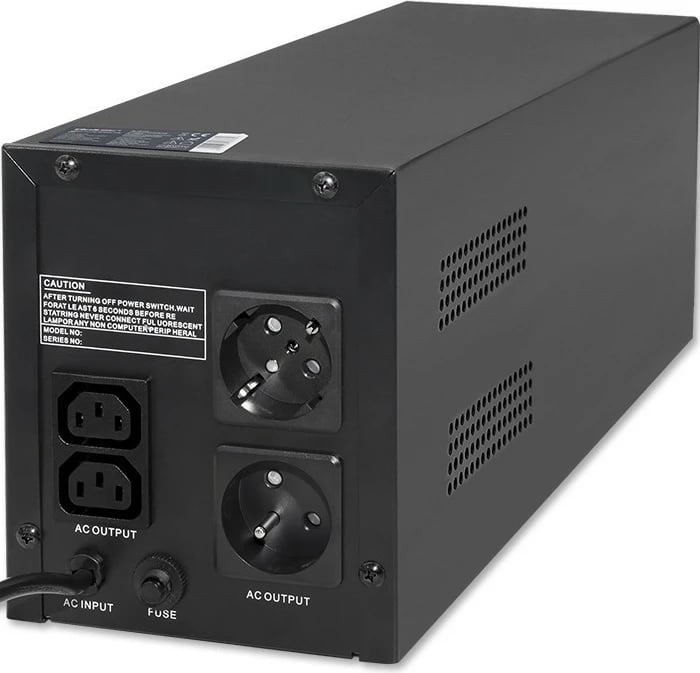 UPS Qoltec 53776, 1500VA, 900W, Midi Tower, Zi UPS Qoltec 53776, 1500VA, 900W, Midi Tower, Zi