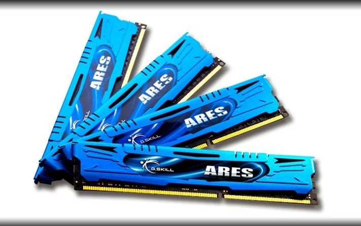 RAM Memorje G.Skill ARES F3-2400C11Q-32GAB 32GB (4x8GB) DDR3, kaltër