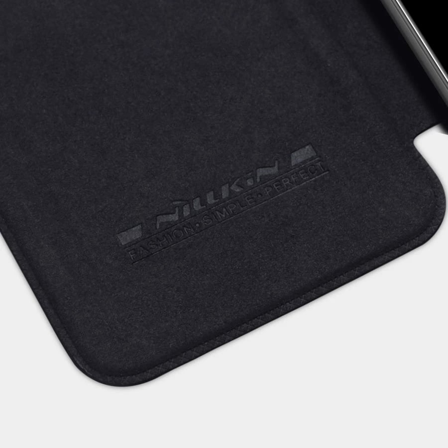 Mbështjellës Nillkin Qin Case për Xiaomi Redmi Note 11T 5G / 11S 5G / 11 5G (China) / Poco M4 Pro 5G, e zezë
