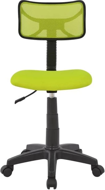 Karrige për zyre për fëmijë, ngjyrë jeshile e lehtë dhe rrjetë, FH1026.03, 40.5x50.5x91.5 cm