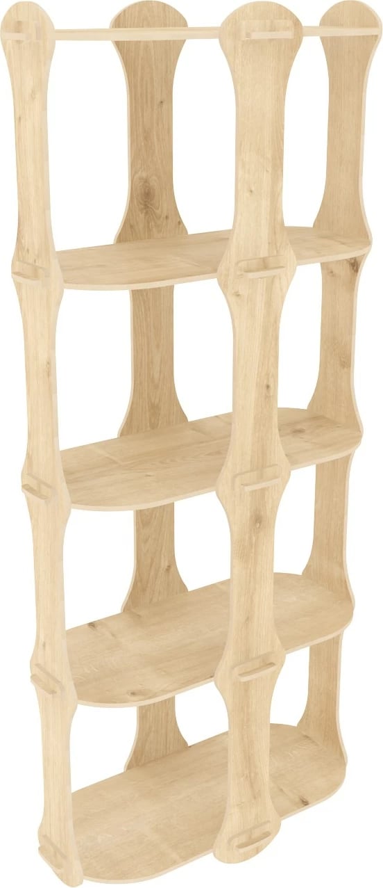 Raft librash Skye Decor, ngjyrë lisi, Ayzi