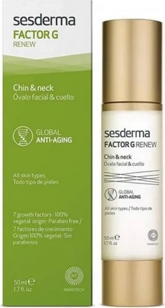 Krem xheli për fytyrë dhe qafë unisex Sesderma Factor G Renew 50ml