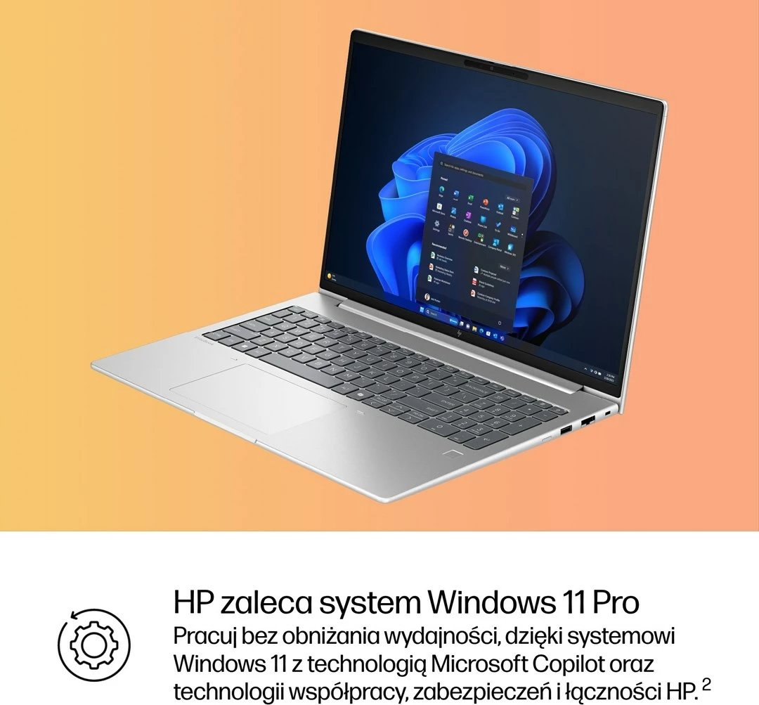 Laptop HP EliteBook 6 G1i Ultra 5 225U, 16" WUXGA, 24GB RAM, 512GB SSD, Windows 11 Pro, argjendtë