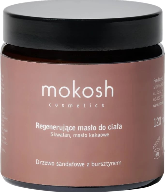 Buter për trup Mokosh Sandalwood me Amber për femra 120ml