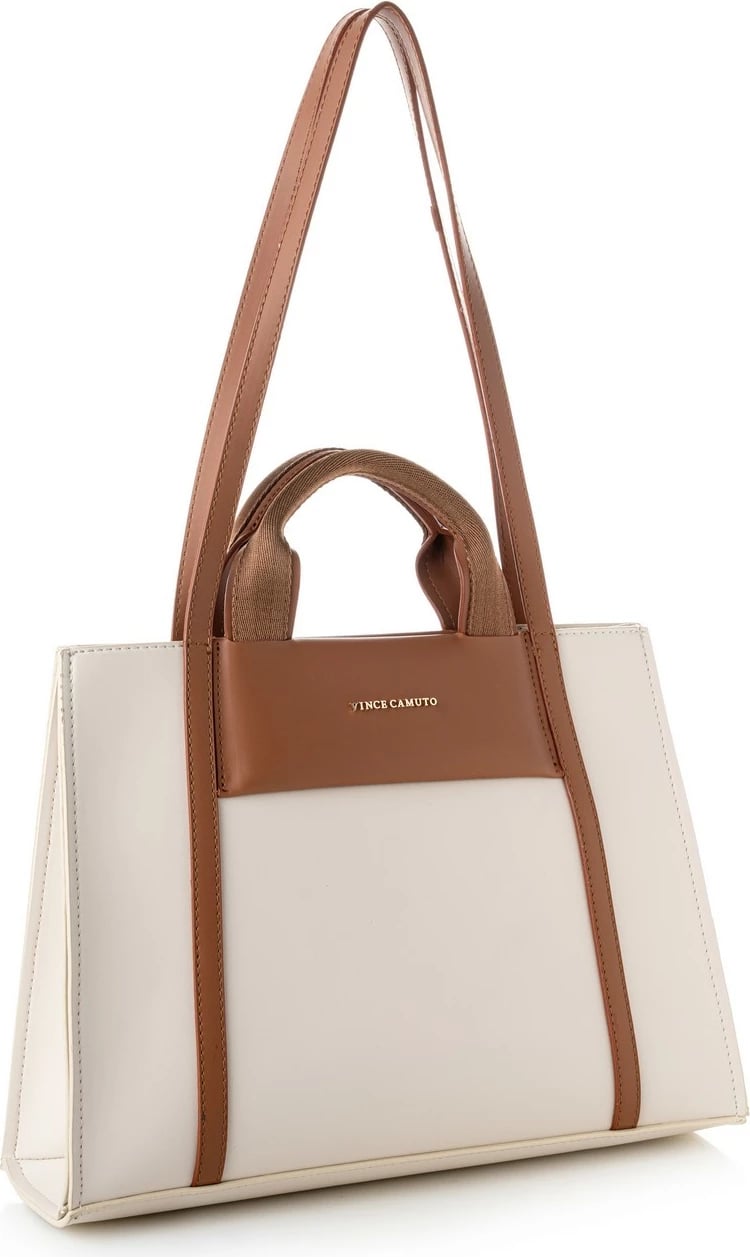 Tote bag Vince Camuto, Umbria, krem dhe kafe e hapur