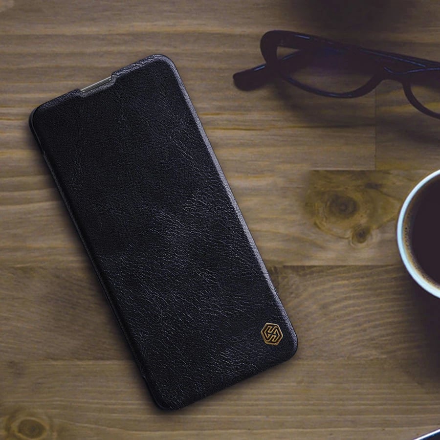 Mbështjellës Nillkin Qin Case për Xiaomi Redmi Note 11T 5G / 11S 5G / 11 5G (China) / Poco M4 Pro 5G, e zezë