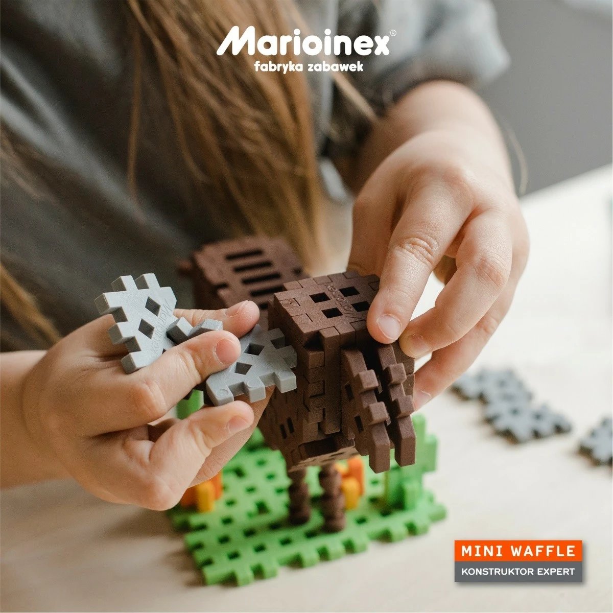 Set ndërtimi Marioinex Mini Waffle Constructor Expert, 501 pjesë, plastikë, për fëmijë