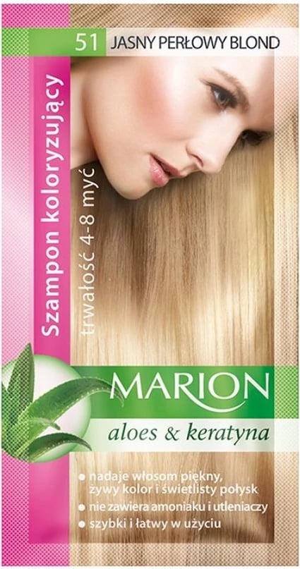 Shampone ngjyruese për femra Marion 51 Light Pearl Blonde, 40ml