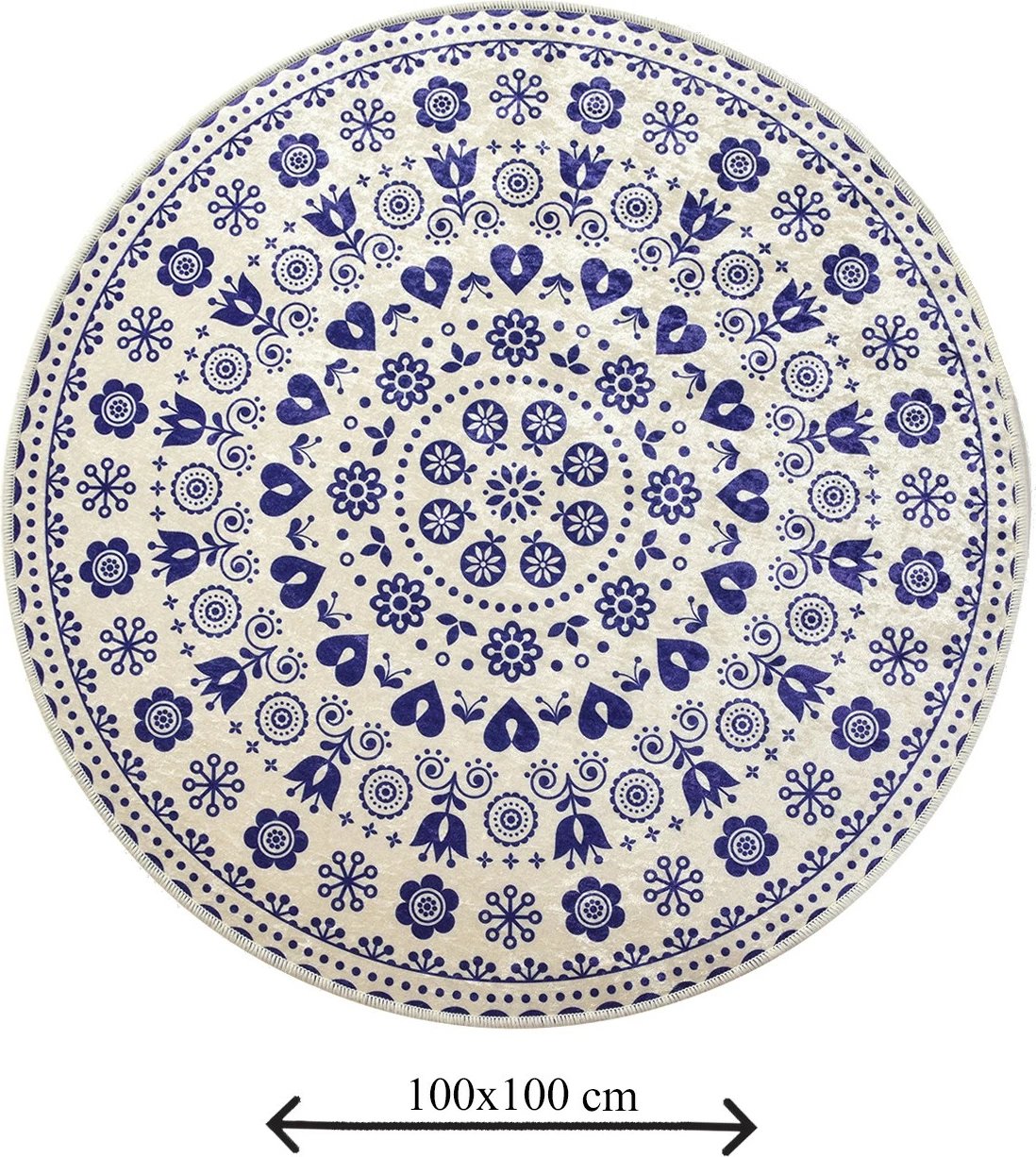 Tapet banjoje Mijölnir, Venice, ngjyrë kaltër (100)